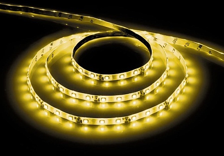 Светодиодная LED лента 4,8Вт/м Feron LS604, 60SMD(2835) 5м IP65 12В желтый