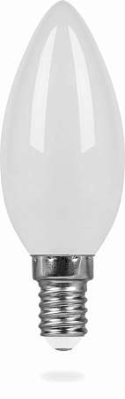 Лампа светодиодная LB-58 Свеча  Е14 5Вт 2700К Feron