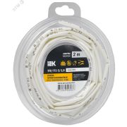 Трубка термоусадочная ТТУ нг-LS 3/1,5 белая (2м/упак) IEK UDR12-003-D15-002-K01-T