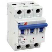 Выключатель автоматический трехполюсный 6А C 6кА AC OptiDin BM63-3C6-УХЛ3 260803