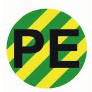Наклейка 'PE' d=20мм PROxima an-2-07-1