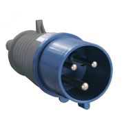 Вилка кабельная 32А 2Р+E IР44 переносная 250В 023 PSR01-032-3
