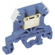 Клемма ЗНИ-4 мм.кв. синий YZN10-004-K07