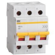 Выключатель нагрузки 3п ВН-32 100А MNV10-3-100