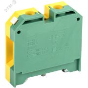 Клемма ЗНИ-35 мм.кв. ЗЕМЛЯ желто-зеленая YZN20-035-K52