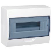Щит распределительный навесной ЩРн-П-12 IP41 пластиковый белый прозрачная дверь MKP12-N-12-40-10