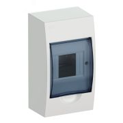 Щит распределительный навесной ЩРн-П-4 IP41 пластиковый белый прозрачная дверь MKP12-N-04-40-20