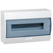 Щит распределительный навесной ЩРн-П-18 IP41 пластиковый белый прозрачная дверь MKP12-N-18-40-10