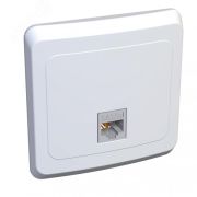 ЭТЮД Розетка компьютерная RJ45 категория 5 белая KOMC-001B
