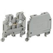 Клемма ЗНИ-2,5 мм.кв. серая без маркировки YZN10-002-K03