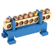 Шина N ноль на DIN-изоляторах тип Стойка ШНИ-6х9-8-С-С YNN10-69-8P-K07