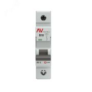 Выключатель автоматический AV-6 1P 10A (B) 6kA AVERES mcb6-1-10B-av