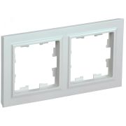 BRITE Рамка 2 поста РУ-2-БрЖ жемчуг BR-M22-K36