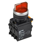Переключатель с подсветкой 3 полож. 2NO красный MASTER IEK MI-SW60-20XD-4-14-3-K04