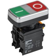 Кнопка I-O без подсветки d=22мм 1NO+1NC MASTER IEK MI-BT60-11R-3-21-K51
