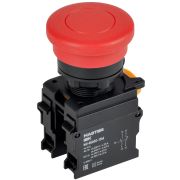 Кнопка Грибок с фиксац. d=22мм 1NO+1NC красная MASTER IEK MI-BG60-11M-3-21-K04