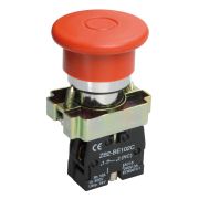 Кнопка управления LAY5-BT42 /Грибок/ аварийная с фиксацией BBG80-BT-K04
