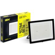 Прожектор СДО 06-200 светодиодный черный IP65 6500K IEK LPDO601-200-65-K02