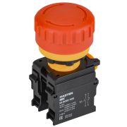 Кнопка Грибок поворот. с фикс. 1NO+1NC красная MASTER IEK MI-BG60-11ZS-3-23-K04