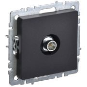 BRITE Розетка TV оконечная РТВ11-0-БрЧ черный BR-A10-O-K02