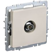 BRITE Розетка TV оконечная РТВ11-0-БрКр бежевый BR-A10-O-K10