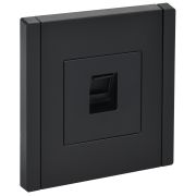 FORTE&PIANO Розетка компьютерная RJ45 кат.6 FP131 черный IEK FP-K10-2-K02