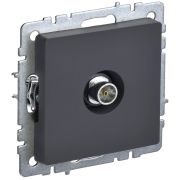 BRITE Розетка TV оконечная РТВ11-0-БрГ графит BR-A10-O-K53