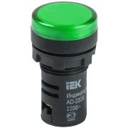 Лампа AD22DS LED матрица 22мм зеленая 24В AC/DC BLS10-ADDS-024-K06