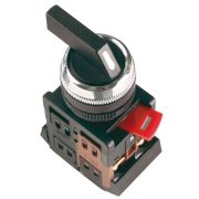 Переключатель ALC-22 с фиксацией 2 позиции I-0 черная длинная ручка BSW10-ALC-2-K02