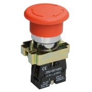 Кнопка аварийная с фиксацией LAY5-BS542 Гриб 240В BBG90-BS-K04