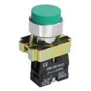 Кнопка управления LAY5-BL31 без подсветки зелена BBT70-BL-K06