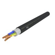 Кабель ППГнг(А)-HF 3х1.5ок(N.PE)-0.66 однопроволочный черный (бухта)