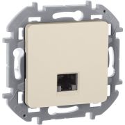 Розетка компьютерная RJ45 категория 6 UTP слоновая кость INSPIRIA 673831