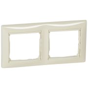 Рамка 2-местная слоновая кость VALENA DIY 695632