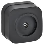 GLORY Розетка для открытой установки TV РТВ20-ХЧм черный матовый IEK EAH10-K02M