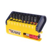Набор бит с магнитным держателем, пластиковый кейс, 10 шт KR-92-0466