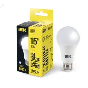 Лампа светодиодная A60 груша 15Вт 230В 6500К E27 IEK LLE-A60-15-230-65-E27