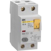 Выключатель дифференциальный (УЗО) KARAT ВД3-63 2P 63А 100мА 6кА тип AC MDV20-2-063-100