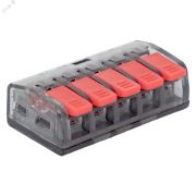 Клемма СМК 221-415 5 отверстий 0.2-4 мм2 (50 шт.) PROxima plc-smk-221-415
