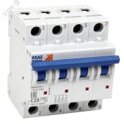 Выключатель автоматический четырехполюсный 32А C 6кА AC OptiDin BM63-4C32-УХЛ3 260892