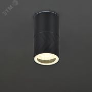 LIGHTING Светильник уличный 5110 потолочный под лампу GU10 IP65 черный IEK LT-UPU0-5110-GU10-1-K02