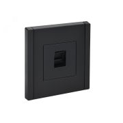 FORTE&PIANO Розетка компьютерная RJ45 кат.5E FP132 черный IEK FP-K10-1-K02