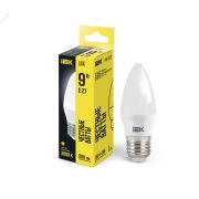 Лампа светодиодная C35 свеча 9Вт 230В 3000К E27 IEK LLE-C35-9-230-30-E27