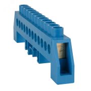 Шина нулевая в комбинированной изоляции OptiKit BB-F-N-DIN-8-8х12-синий 277973