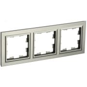 BRITE Рамка 3 поста РУ-3-БрШ шампань BR-M32-K37