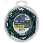 Трубка термоусадочная ТТУ нг-LS 6/3 зеленая (2м/упак) IEK UDR12-006-003-002-K06-T