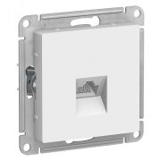 Розетка ATLASDESIGN компьютерная RJ45 механизм белый ATN000183