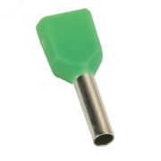 Наконечник штыревой втулочный под два провода НШвИ2 OptiKit T-Shv2-PVC- 1,0-8 (100шт) 278045