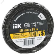 MIXTAPE 5 Изолента Х/Б 15мм 28м IEK UIZ20-15-28-K02