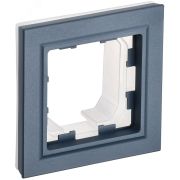 BRITE Рамка 1 пост IP44 РУ-1-БрМ-44 маренго BR-M12-44-K35